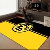 Bvb Soccer Ball Design Printed Office Carpet Chair Cushion  Entryway Rug, Rugs for Living Room, Bedroom Christmas gifts