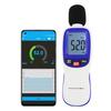 Portable Bluetooth Digital Sound Level Meter with SPL Meter, 30-130dBA Range, Max/Min Data Hold, and Backlit LCD Display for Accurate Sound Measuremen