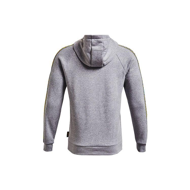 Under Armour Curry Series Side Panel Fleece Hoodie Men Tops Grey 1366626-011