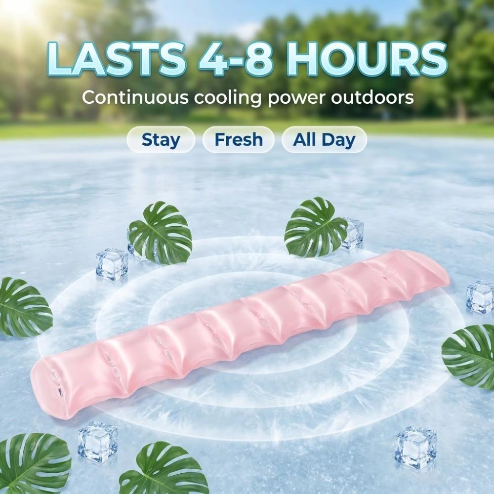 PCM Polymer Neck Cooling Tube Reusable Cooling Neck Collar Portable Ice Neck Cooler Indoor Outdoor