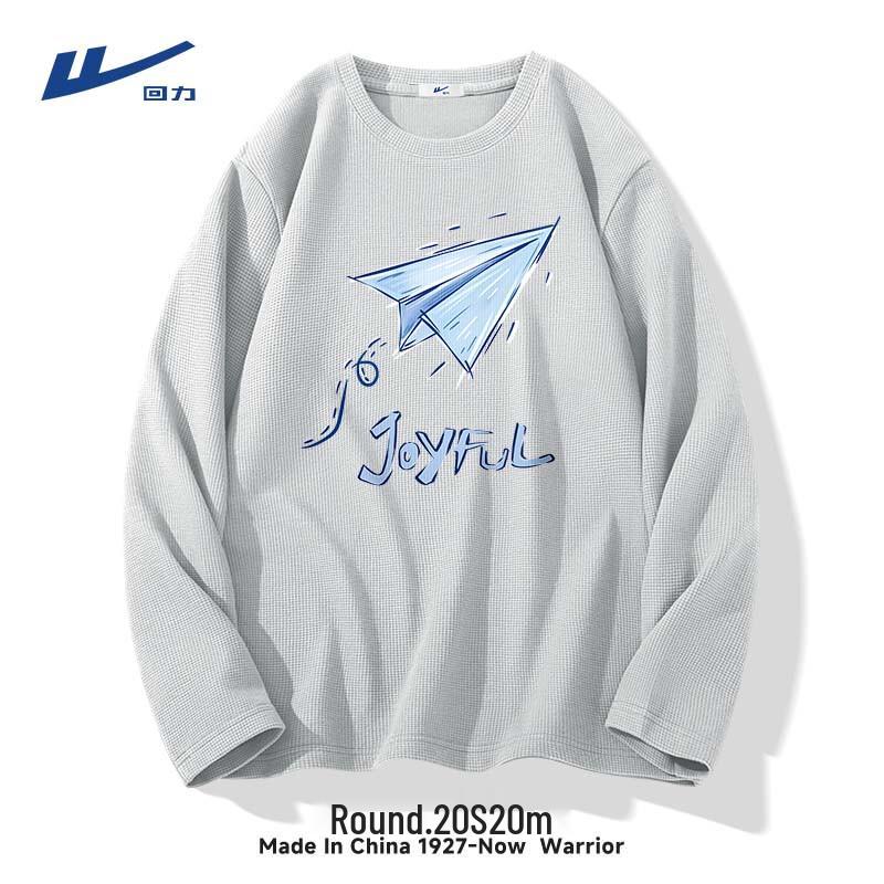 Warrior Unisex Waffle Knit Long Sleeve T-Shirt M