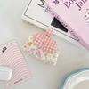 1pc Multi-Function Quilted Makeup Bag Mini Portable Cosmetic Bag Snap Closure Small Storage Bag Travel