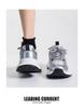 Scarpe Sportive Casual da Donna HuiLi con Suola Chunky Argentata - Stile Autunno/Inverno 2025
