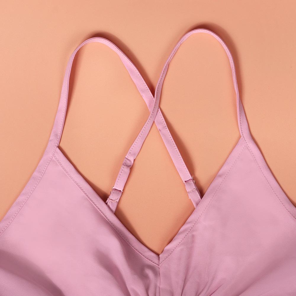 GMXIA Blumenmuster Neckholder-Kleider Sommer Ausgeschnittene Kleider Lässige Urlaubs-Reisekleider