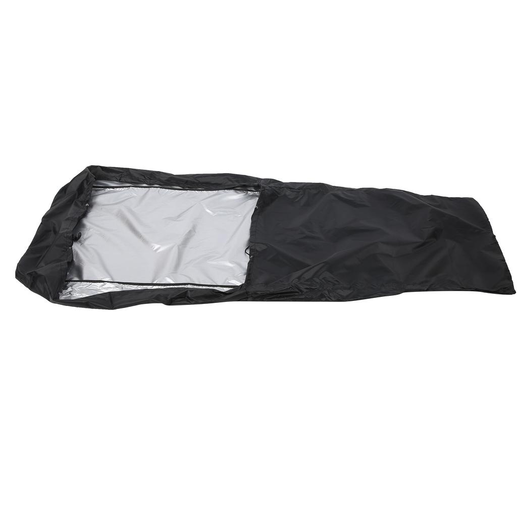 SilverCoated Lawn Mower Waterproof Cover High Temperature Resistance Dustproof  or(Black )