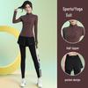 Women's Slim Fit Stretch Yoga Set: 2026 New Professional Long Sleeve Quick Dry Sportswear for Autumn/Winter