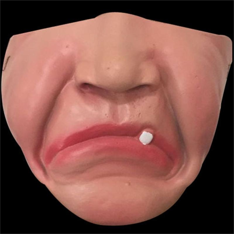 Latex Half Face Costume Mask Set for Group Photos, Cosplay Use, Stage Scenes and Theme Gathering Party Supplies