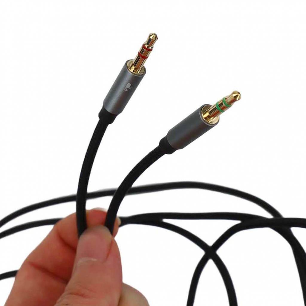 Quality Type C to 3 5mm Male Adapter for Headphones and Mic Connection