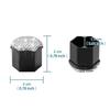 White Rhinestone 20Pcs/set 17mm Wheel Lug Nut Covers Bolt Cap Diamond Inlay Car Tire Nut Protection Covers Anti-Rust Cap