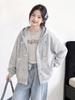 Girls' Stylish Hooded Autumn Coat 2026 - Fashionable & Sweet Children's Top
