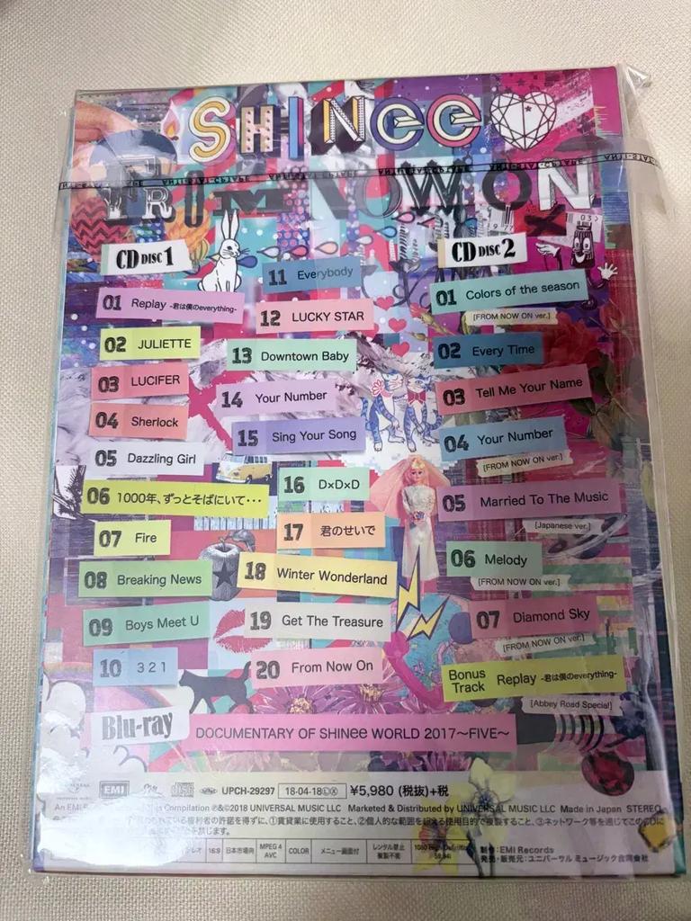 SHINee Funaon From Now On 2CD + Blu-ray Super Limited Edition A Used