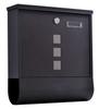Hans Letterbox with Newspaper Holder Black