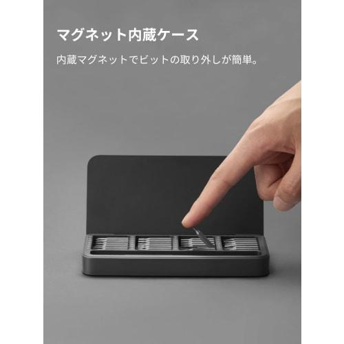 HOTO 28-in-1 Precision Screwdriver Set with 360 Rotating End Caps, Magnetic Bit Case, Lightweight Aluminum Body, S2 Alloy Steel, and 28 Bits, Perfect