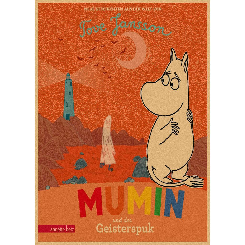 Moomin Family Retro Cartoon Poster Wall Art Mural 397