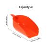 2 Pcs Breeding Feeding Bird Seed Scoop Poultry Charcoal Plastic for Farm Reusable Garden