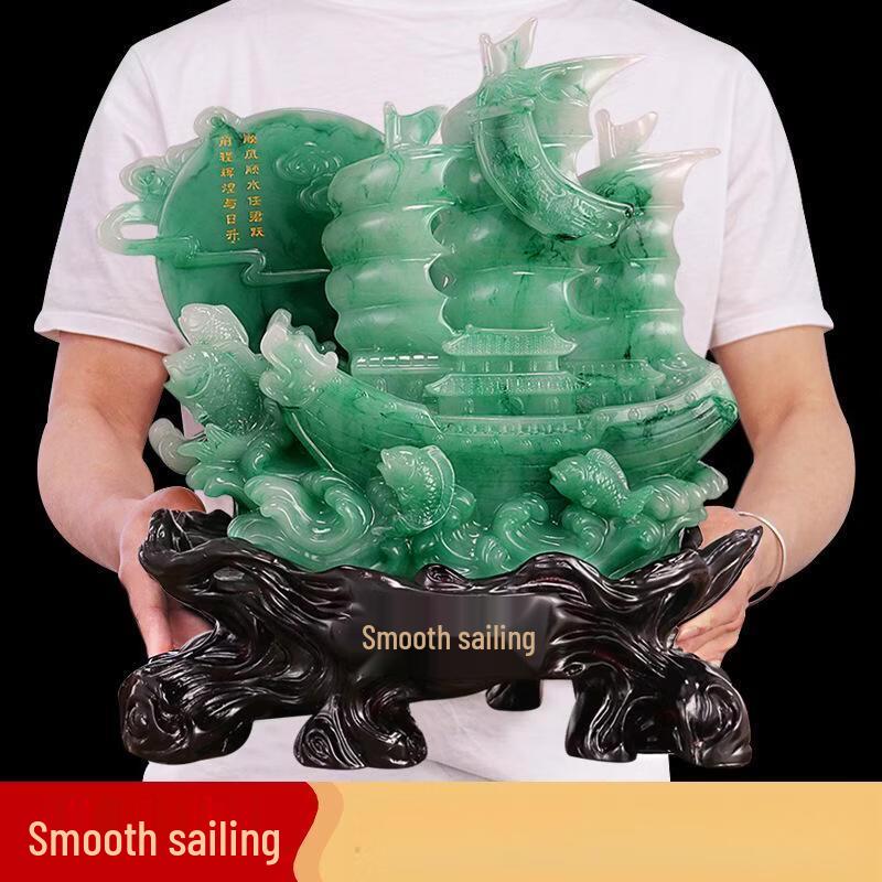 ZISIZ Smooth Sailing Boat Desk Ornament