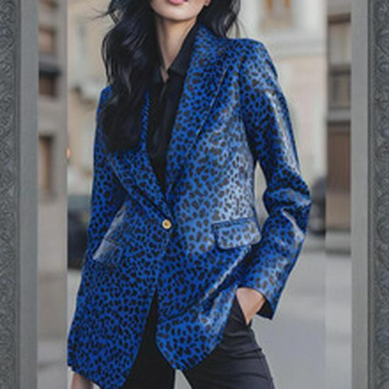 ZL1775 Damen Herbst 2025 Einfarbig Lässig Weitbeinige Hose & Blazer Set