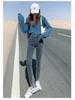 Women's Plus Velvet Slimming Stretchy Pencil Jeans - Skinny Fit, Tall-Looking, Versatile for Autumn/Winter 2021