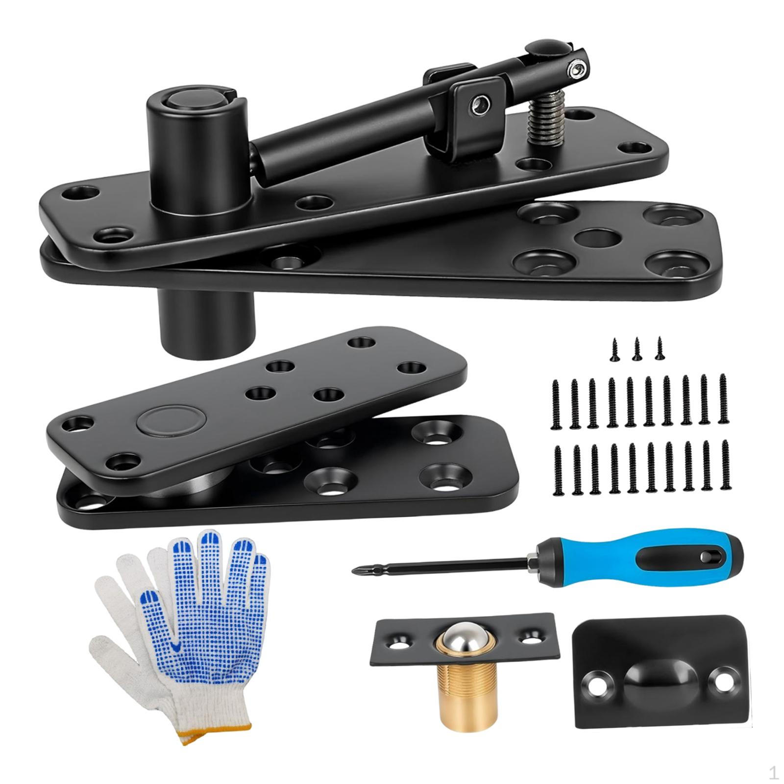 

Hide Door Hinge Rotation Hardware Invisible 570 lbs Load Bearing Heavy Duty Pivot for