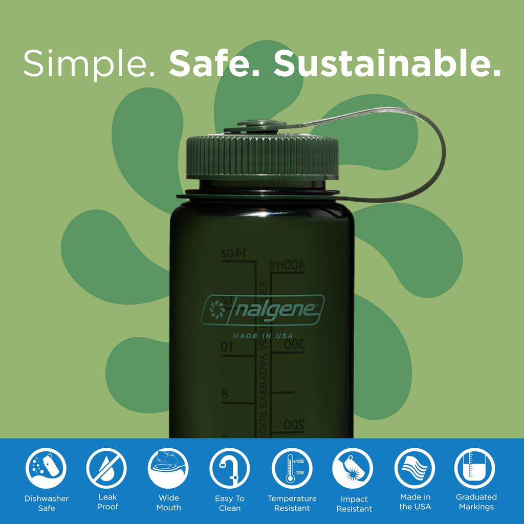 NALGENE NALGENE Wide Mouth TRITAN RENEW Jade 0.5L