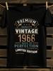 Vintage 1968 Limited Edition 56th Birthday T-Shirt