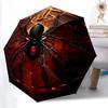 1pc Spider Web Automatic Folding Umbrella, Lightweight Retractable Compact Travel Umbrella, 8-Rib Sturdy Frame013