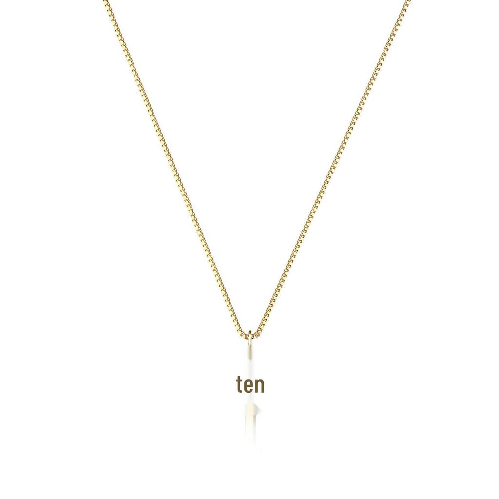 26 Initial Stainless Steel Necklace for Women - Trendy & Simple, No-Fade Design