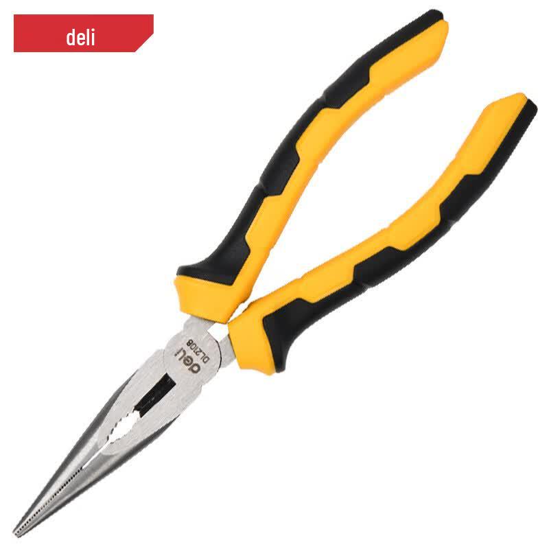 Deli DL2108 8-inch German Style Needle Nose Pliers