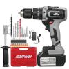 21V Cordless Drill Driver Batteries Max Torque 200N.m 1/2 Inch Metal Keyless Chuck 20+3 Position