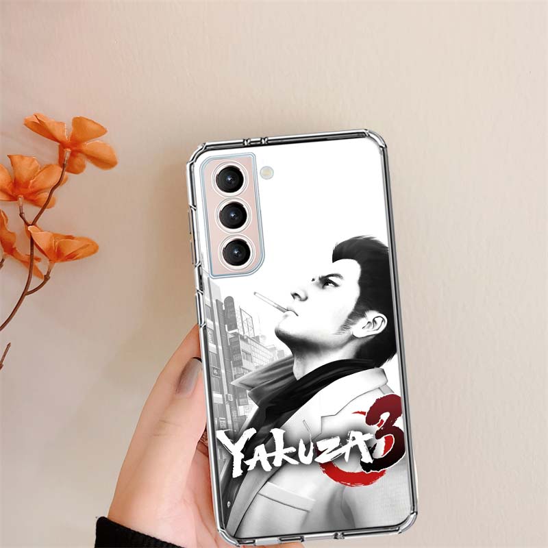 Yakuza 0 Game Clear Phone Cases for Samsung S26 Ultra Galaxy S25 Edge S24 S23 FE S21 Plus S20 S22 S10 Cover Patterned Compatible
