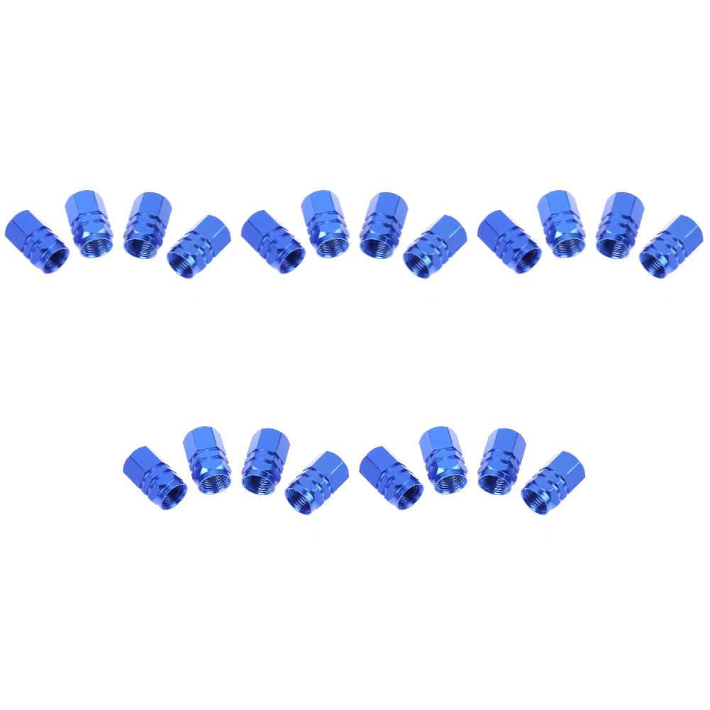 20/4 Stück Aluminiumlegierung Reifenventilkappen Auto Rad Reifenventil Luftkappen Ventilschaftabdeckungen Hohe Qualität Universell Auto Staubdichte Kappen