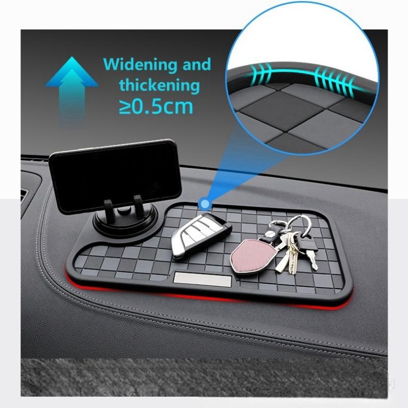 Car Anti-Slip Mat Auto Phone Holder GPS Navigation Storage Cushion Car Interior Accessories Car Dashboard Silicone Pad Mat