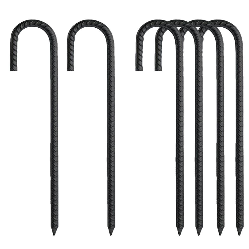 30cm Length Galvanized Steel Ground Anchors Tent Stakes