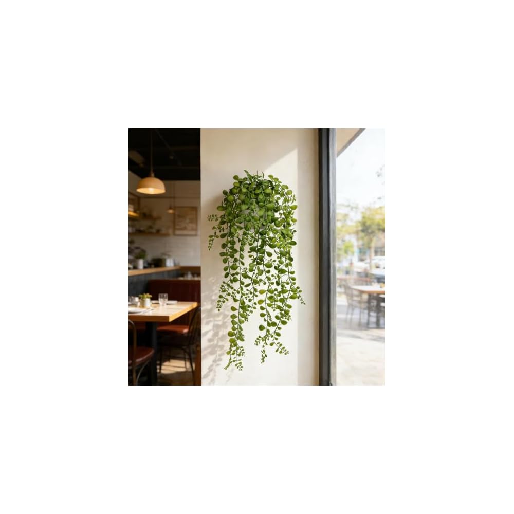 Villa Como Artificial Greenery - Wall-Mounted Potted Plant, Succulent, Hanging Pot, Wisteria,