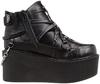 Yosuke Platform Shoes 2601141 Women's Black, Size 23.0cm-23.5cm