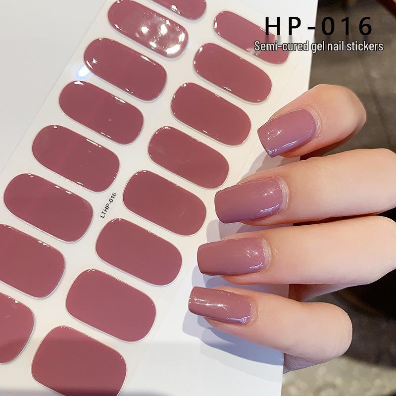 

Водонепроницаемые УФ-гель-наклейки для ногтей второго поколения - Полное покрытие, Стойкий кремовый стиль