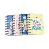 Kawai Cartoon Animal Rollover Coil Notebook Portable Cute Cow Mini Notepad Portable Pocket Office School Supplies Stationery