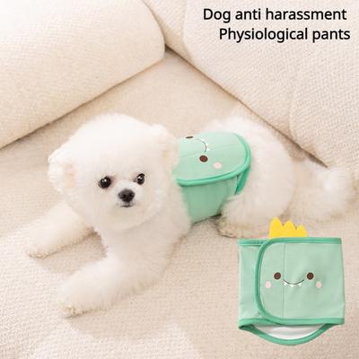Männliche Hunde physiologische Hosen Hygienische Hosen Cartoon Haustier Anti Belästigung Sicherheit Hose Östrus Corgi Baumwolle Windel Bauch Band