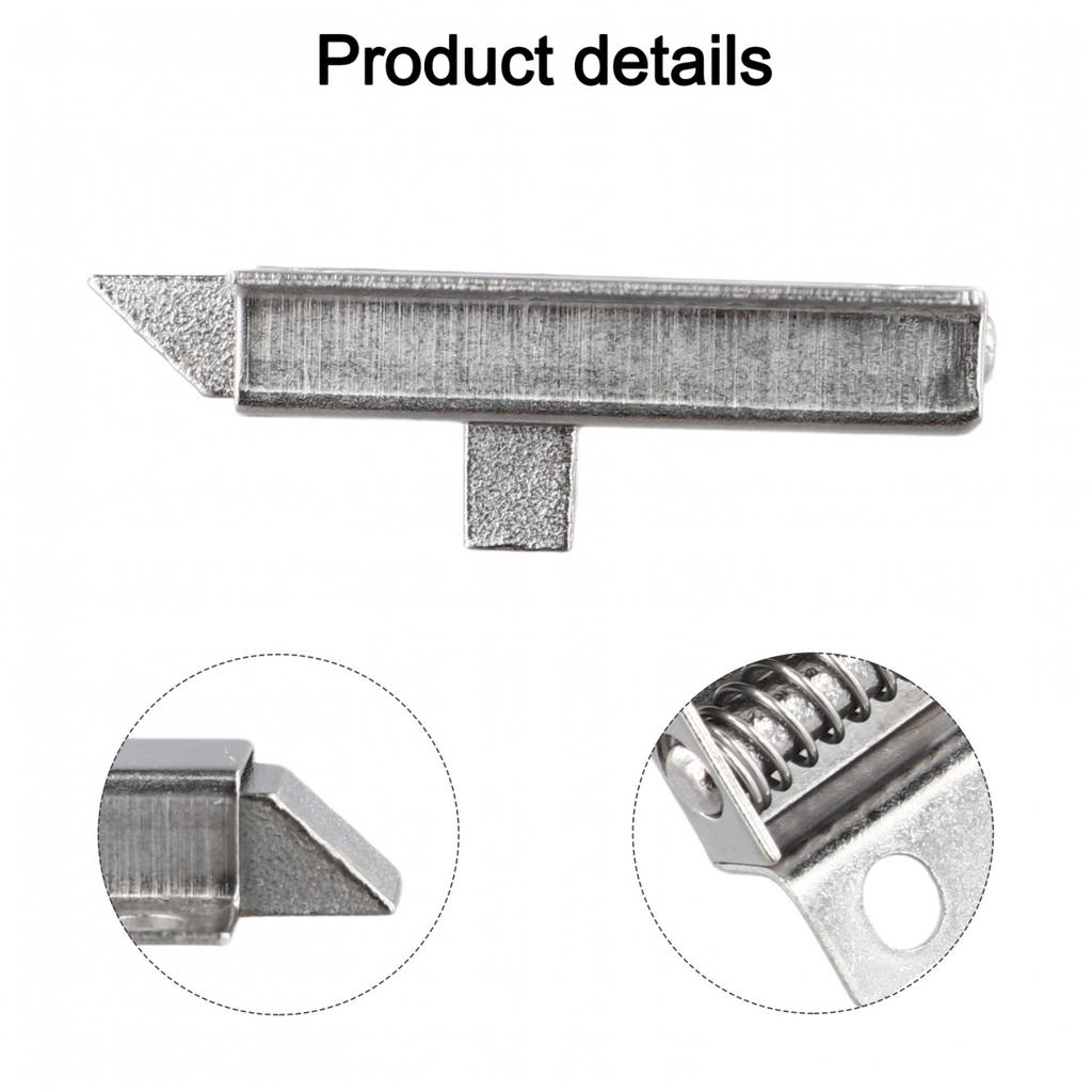 Automatic Door Bolt Lock 50mm2 inch Stainless Steel Spring Bounce Lock