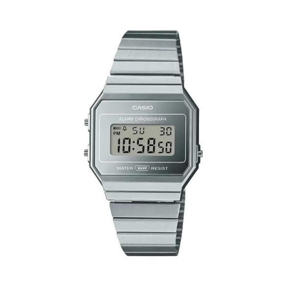 [Cio] A-700WEV-7A Vintage Square Digital Universal Metal Watch