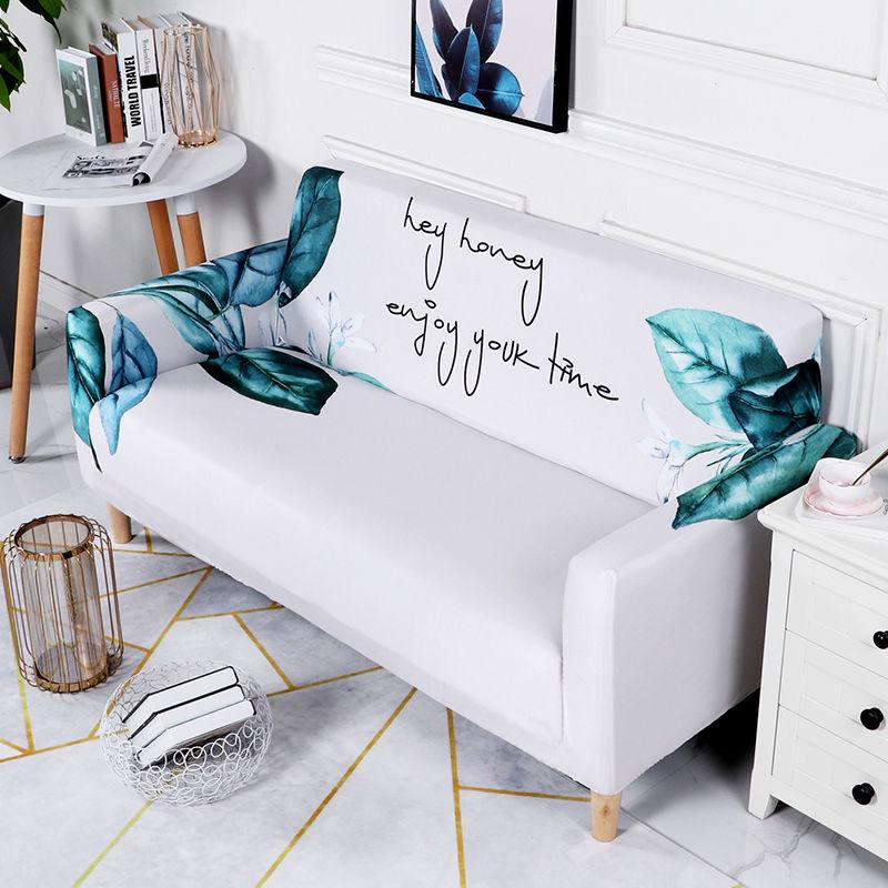 Evropa Květinový Potisk Potahy na Pohovku Strečový Univerzální Potah na Gauč do Obývacího Pokoje Pohovka pro 1/2/3/4 osoby