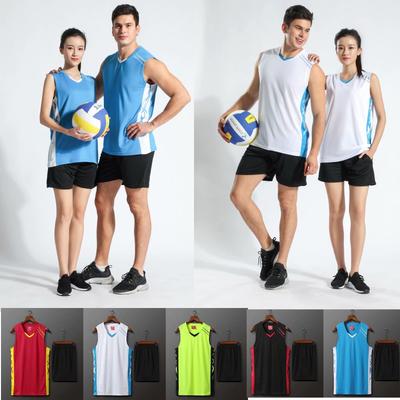 Unisex Sleeveless Volleyball Jersey Set Sport Tank Top Training Uniform Team Sports Basketball