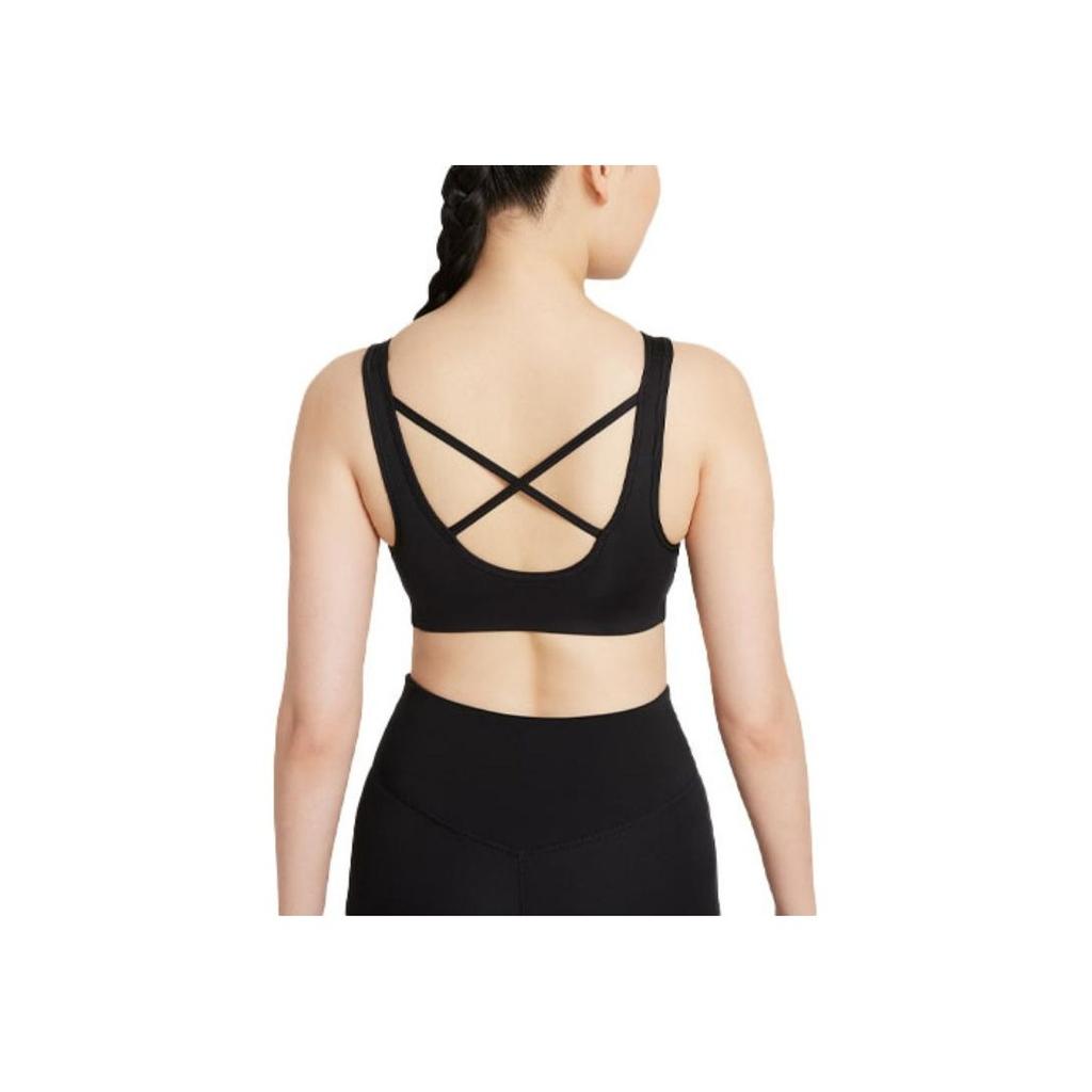 Nike Dri-FIT Swoosh Icon Clash Medium Support Breathable Sports Bra Women Sports Bra Black DC5544-010