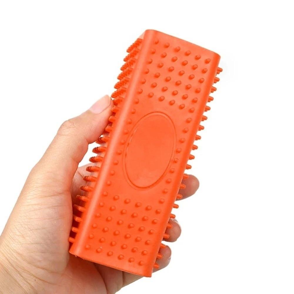 Hollow Pet Hair Removal Brush Silicone Pet Cleaning Comb Creative Dog Hair Remover