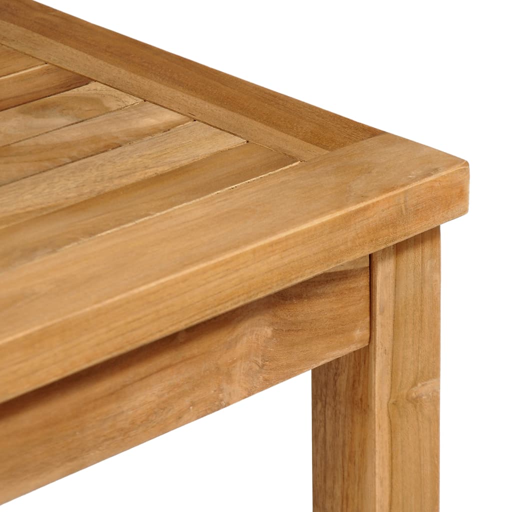 3 Piece Garden Dining Set 80 X 80 Cm Solid Teak Wood
