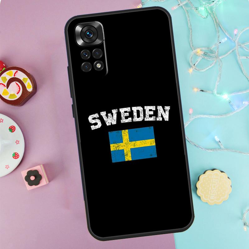 

Sweden Flag Case For Xiaomi Redmi Note 14 Pro 9 10 11 12 13 9S 10S 11S 12S Redmi 14C 10C 12C 13C Cover Redmi 12 4G