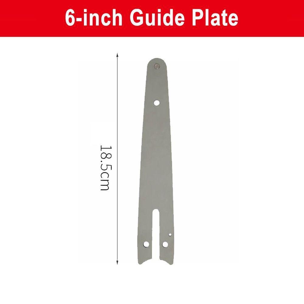 1Set for Electric Saw Chain Guide Plate Set Electric Saw Parts Garden Tool Saw Chain Kit 4/6/8 Inch Logging Pruning