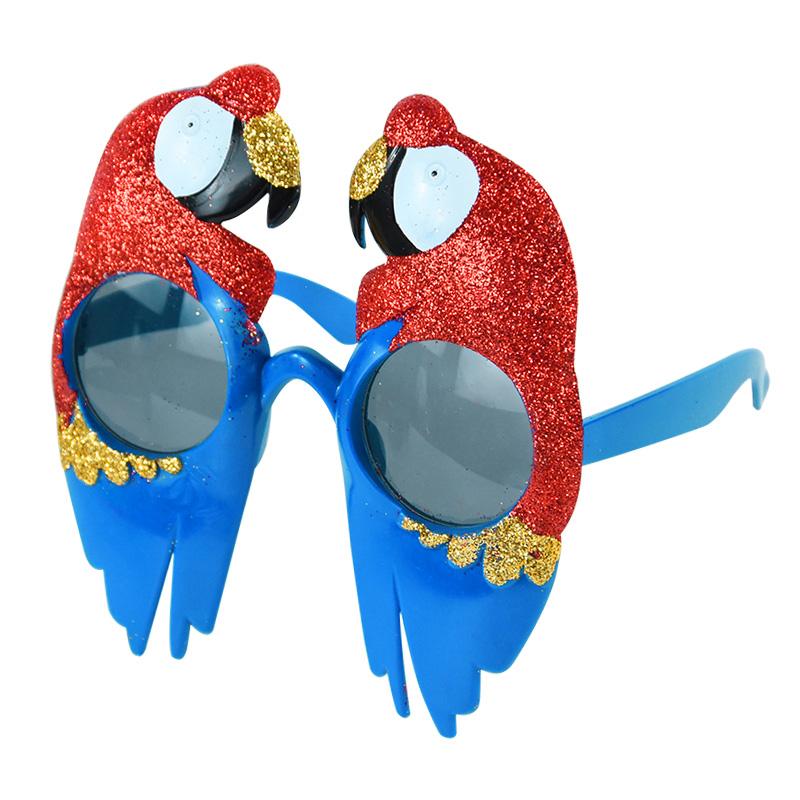 1pc Hawaii Tropical Party Sunglasses Flamingo Hawaiian Luau Pool Beach Party Decoration Supplies Pineapple Funny Glasses