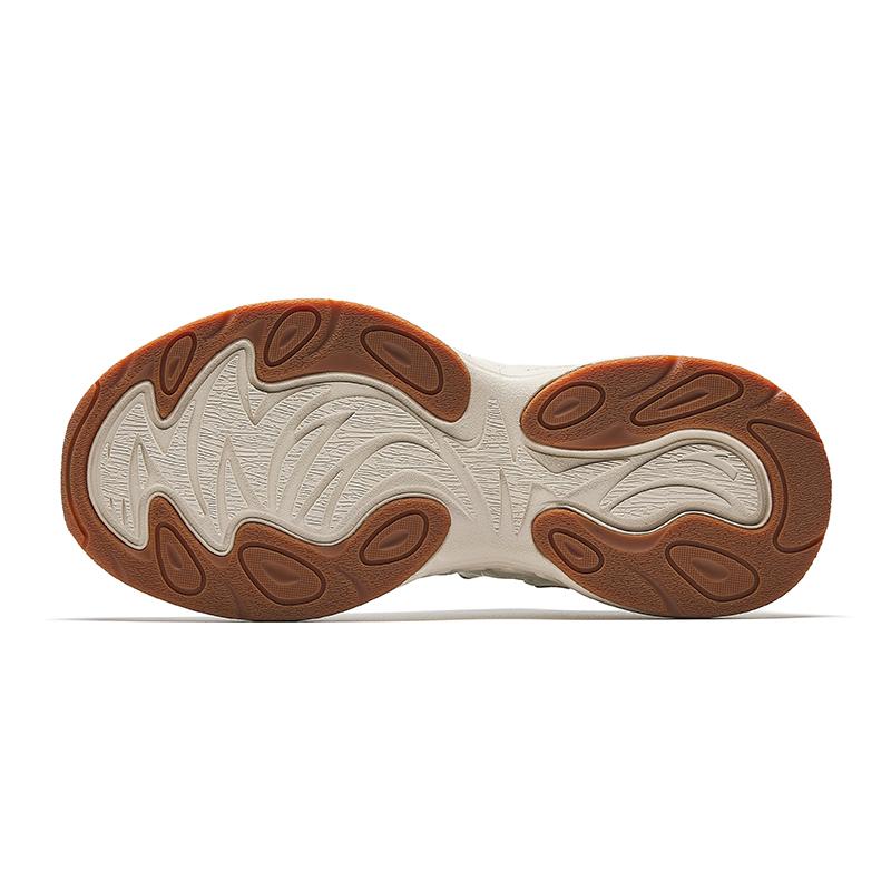 Anta Fu Yao Women Retro Trendy Casual Dad Shoes Ivory White Silver Gum 122538851-1