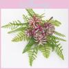 Succulent Flower Plant Cluster With Handcrafted Elements For Decor Indoor